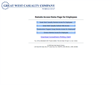Tablet Screenshot of employees.gwccnet.com